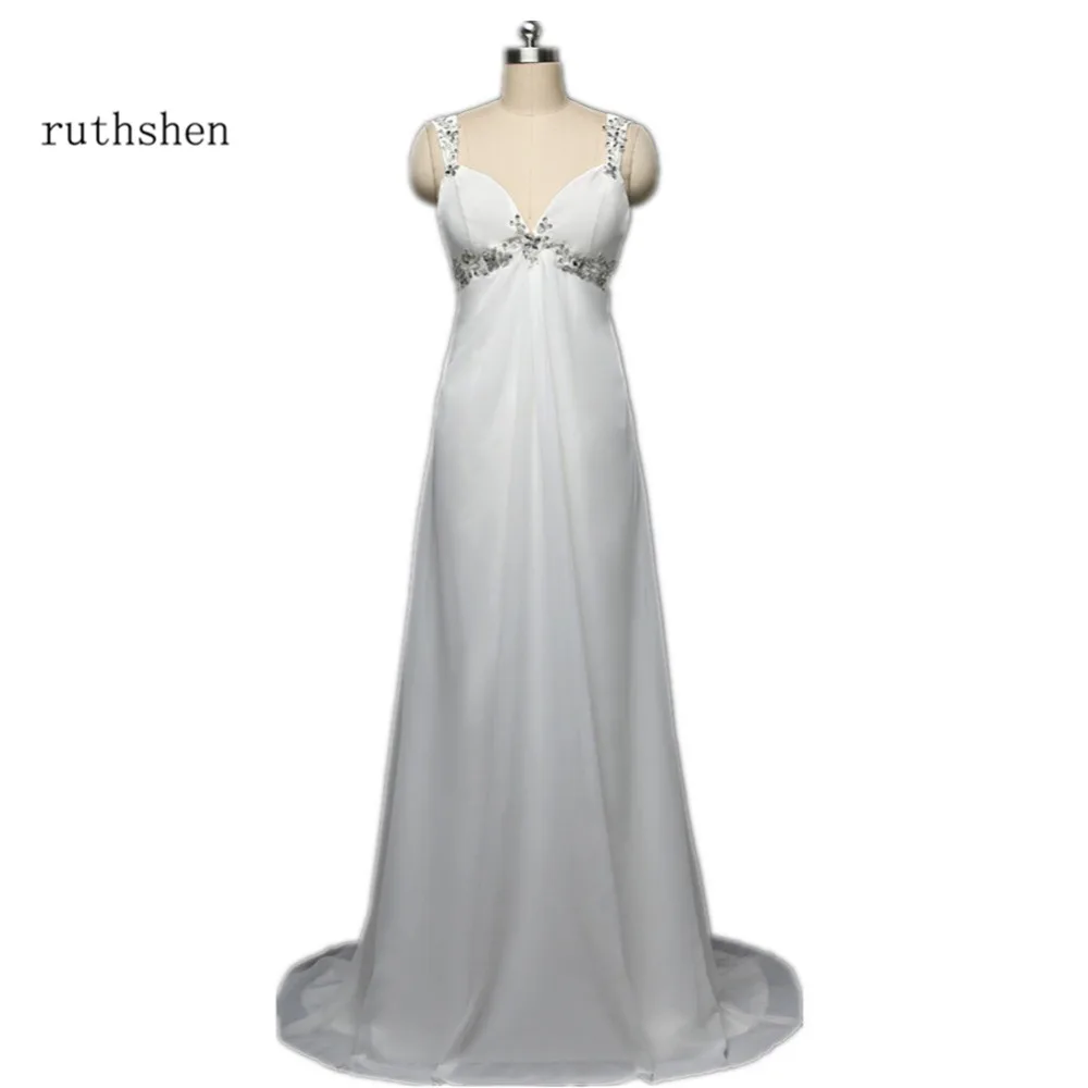 2018 New Bohemian Beach Wedding Dresses Cheap With Spaghetti Straps With Embroidery Sequin Beaded Real Photo Vestidos Baratos
2018 New Bohemian Beach Wedding Dresses Cheap With Spaghetti Straps With Embroidery Sequin Beaded Real Photo Vestidos Baratos
