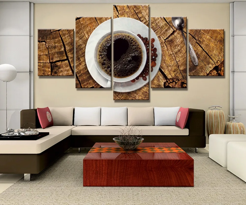 5-Piece-Canvas-Art-Coffee-Wood-Kitchen-Cuadros-Decoracion-Paintings-on-Canvas-Wall-Art-for-Home (3)