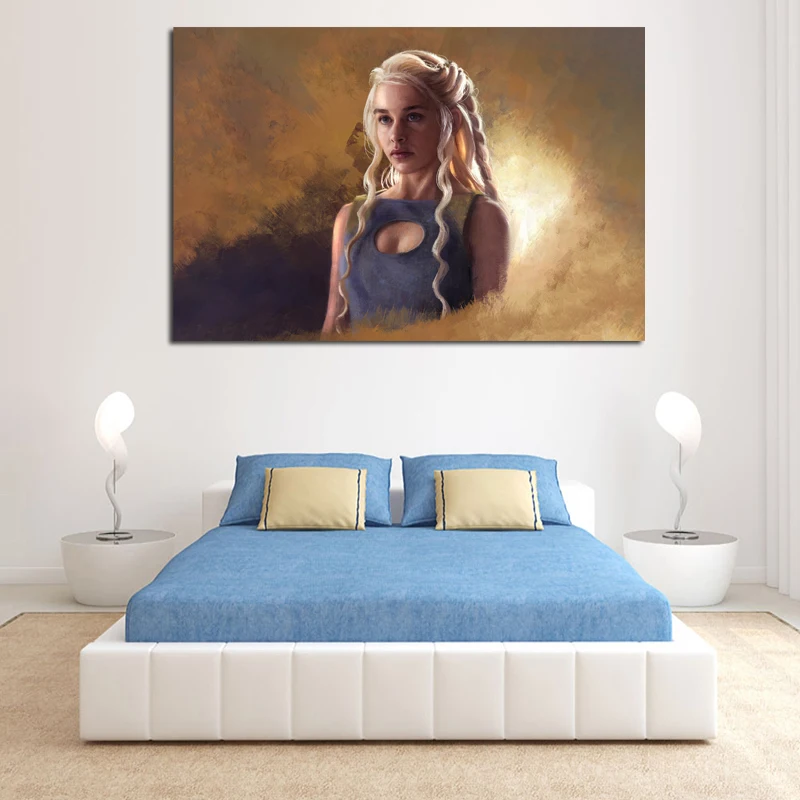 Game Of Thrones Daenerys Targaryen Art Canvas Painting Prints Living Room Home Decoration Modern Wall Art Oil Painting Posters
Game Of Thrones Daenerys Targaryen Art Canvas Painting Prints Living Room Home Decoration Modern Wall Art Oil Painting Posters