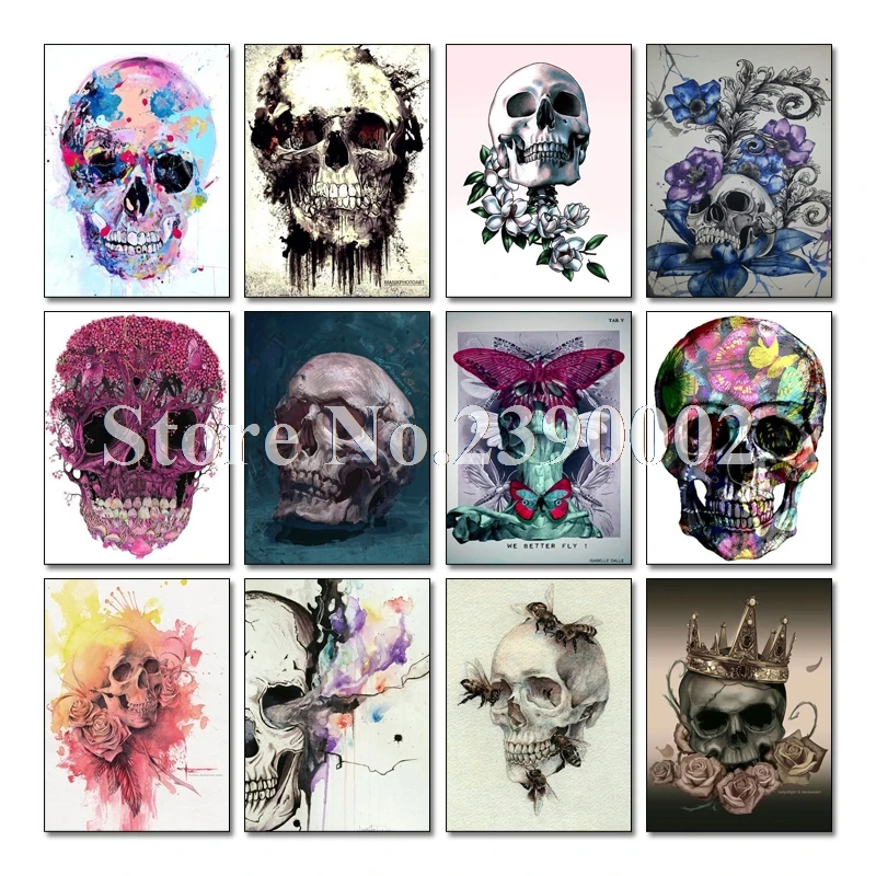 Wall Home Decor Full Drill 5D DIY Diamond Painting skull Diamond Embroidery Cross Stitch Rhinestone Mosaic Needlework Craft
Wall Home Decor Full Drill 5D DIY Diamond Painting skull Diamond Embroidery Cross Stitch Rhinestone Mosaic Needlework Craft