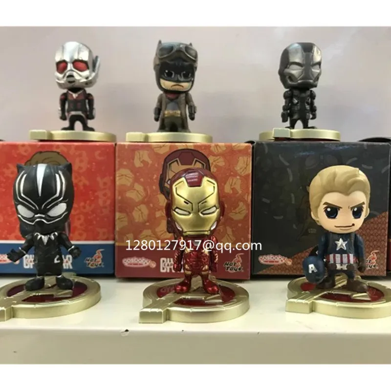 6 PCS/Lot Avengers Infinity War Superhero Iron Man Captain America Black Panther Thor Action Figure Collectible Model Toy P187
6 PCS/Lot Avengers Infinity War Superhero Iron Man Captain America Black Panther Thor Action Figure Collectible Model Toy P187