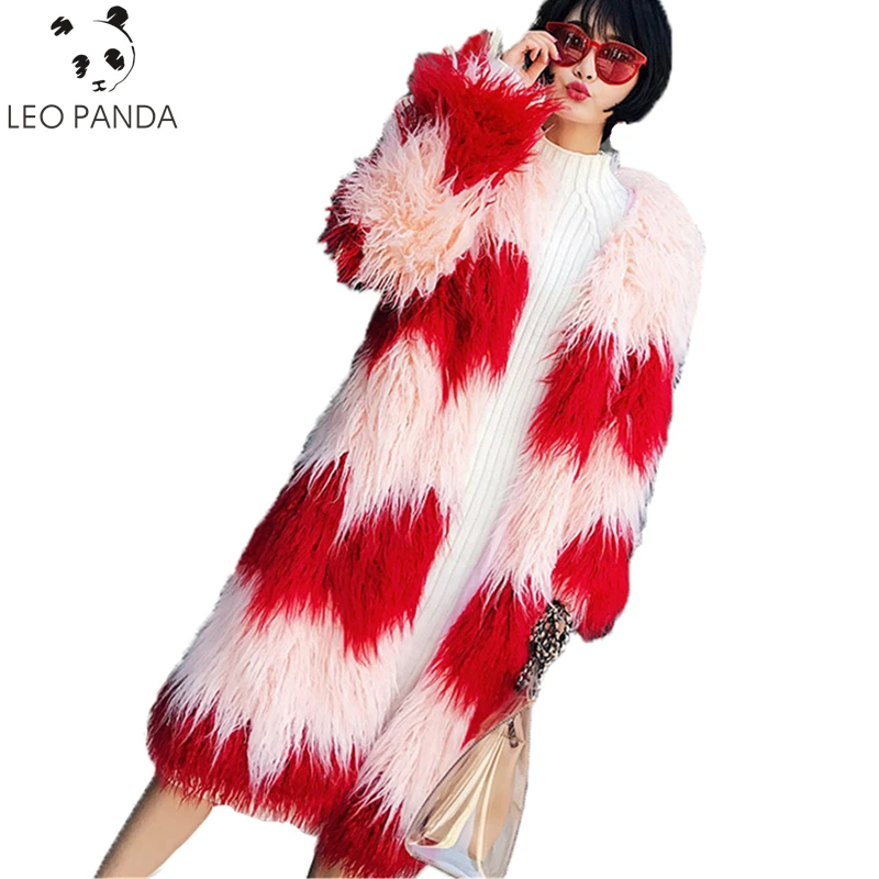 Winter Autumn New Fashion Women Female Long Sleeve High quality Round neck Single-breasted Overcoat Faux fur Loose coat C 671
Winter Autumn New Fashion Women Female Long Sleeve High quality Round neck Single-breasted Overcoat Faux fur Loose coat C 671