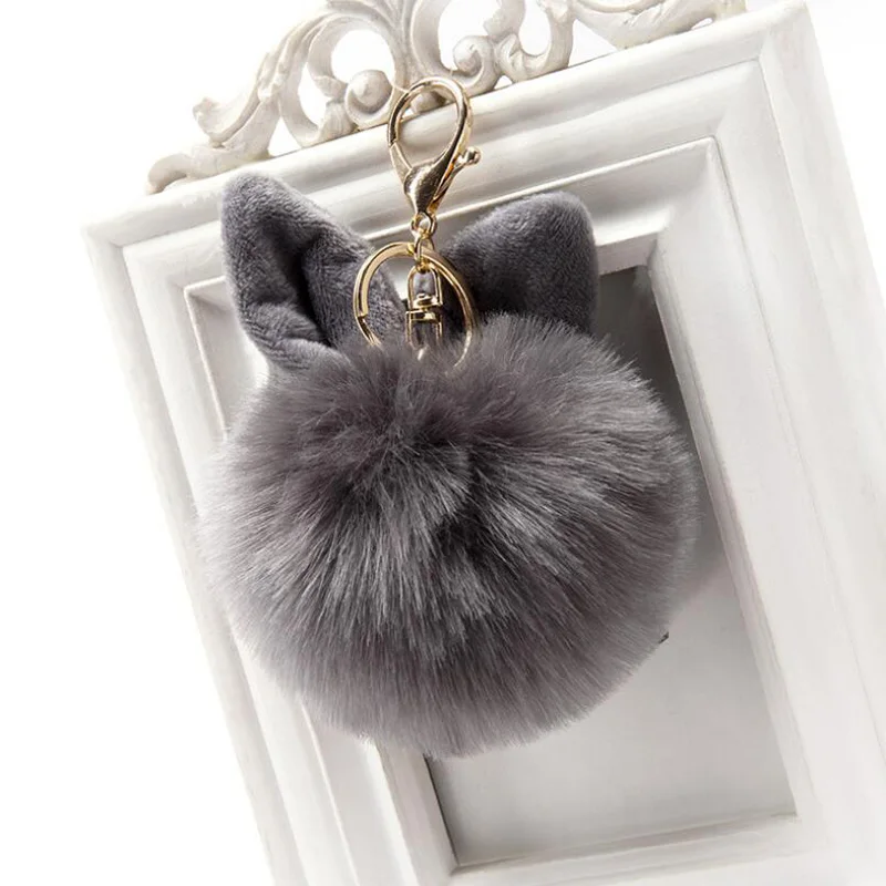 10pcs/lot Girls Fashion Jewelry Keychains Plush Balls Rabbit Ears Key Chains Pendant Ornament Key Ring For Women Bags Decoration
10pcs/lot Girls Fashion Jewelry Keychains Plush Balls Rabbit Ears Key Chains Pendant Ornament Key Ring For Women Bags Decoration