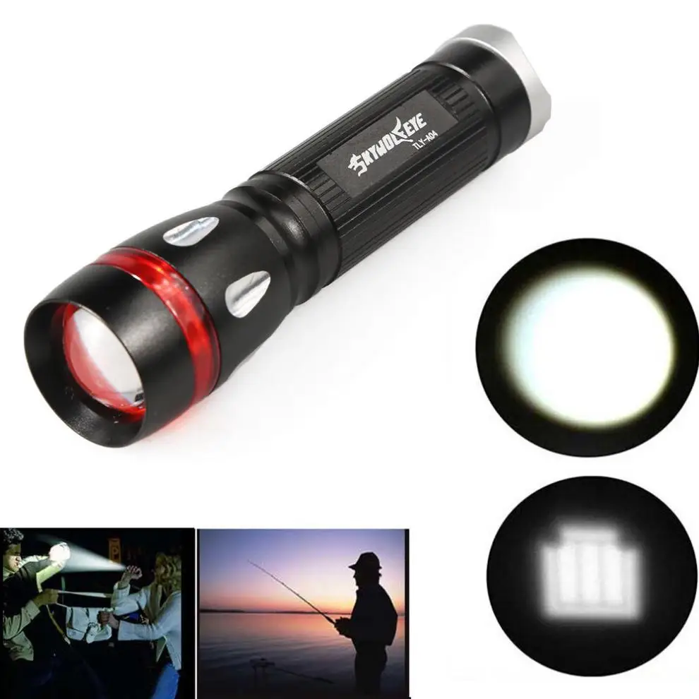 LED XM-L T6 Flashlight Powerful Waterproof Outdoor 500LM 3-MODE XML T6 LED Flashlight for Camping Hiking Outdoor Night Fishing
LED XM-L T6 Flashlight Powerful Waterproof Outdoor 500LM 3-MODE XML T6 LED Flashlight for Camping Hiking Outdoor Night Fishing