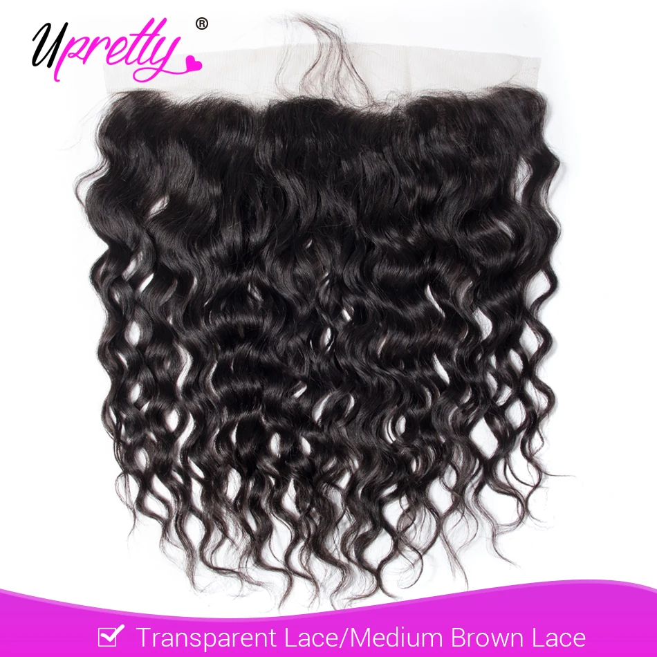 Upretty 13x4 HD Transparent Lace Frontal Brazilian Water Wave Remy Human Hair PrePlucked Lace Frontal Closure With Baby Hair
Upretty 13x4 HD Transparent Lace Frontal Brazilian Water Wave Remy Human Hair PrePlucked Lace Frontal Closure With Baby Hair