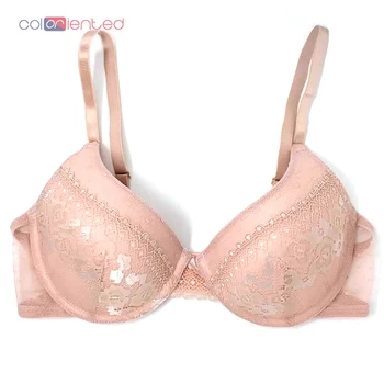 COLORIENTED 2019 New Wholesale Women Bra Push Up 3/4 Cup Sexy Lace Bra Wire Floral Transparent Back U Shaped Bra
COLORIENTED 2019 New Wholesale Women Bra Push Up 3/4 Cup Sexy Lace Bra Wire Floral Transparent Back U Shaped Bra