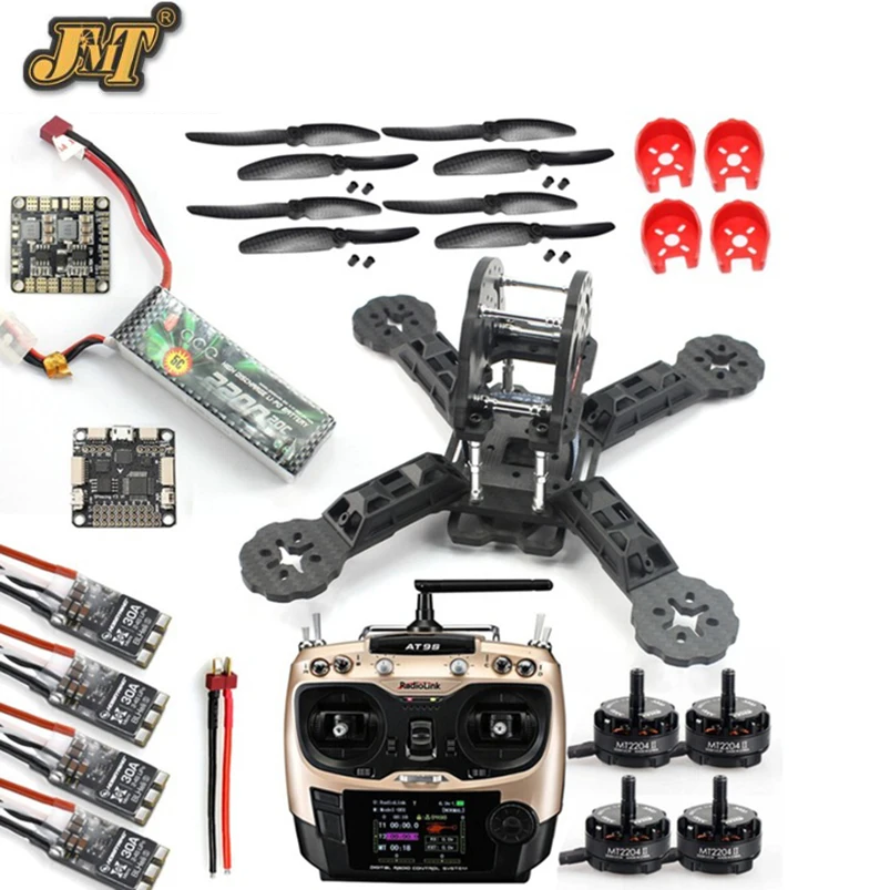 

JMT DIY Toys RC FPV Drone Mini Racer Quadcopter 190mm fpv f3 Carbon Fiber Racing Frame Kit With Flight Controller Receiver