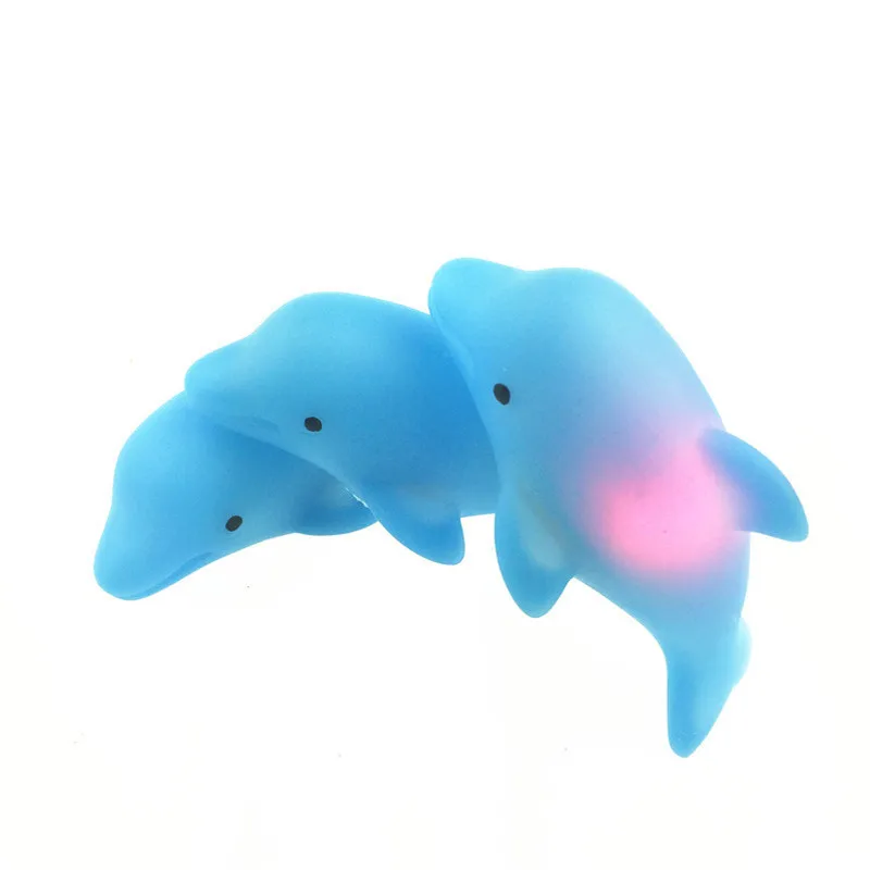 3pcs/lot Lovely Kids Toys Dolphin Shape Children Swimming Water Toys Colorful LED Flashing Lamp Change Baby Bath Toy
3pcs/lot Lovely Kids Toys Dolphin Shape Children Swimming Water Toys Colorful LED Flashing Lamp Change Baby Bath Toy