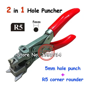 Manual 5mm Hole and R5 Corner Rounder ID Business Criedit PVC Paper Card Corner Rounder Punch Perforating Cutter Pliers 
Manual 5mm Hole and R5 Corner Rounder ID Business Criedit PVC Paper Card Corner Rounder Punch Perforating Cutter Pliers