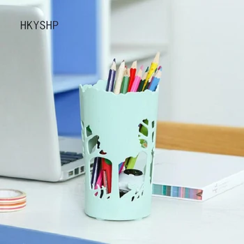 HKYSHP Creative and lovely fresh forest pen holder desktop storage box openwork stationery pen holder office supplies
HKYSHP Creative and lovely fresh forest pen holder desktop storage box openwork stationery pen holder office supplies