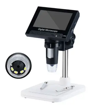 720P 1000x USB Digital Electronic Microscope 4.3"LCD Display VGA Microscope with 8 LED USB 2.0 Digital Microscope for PCB Mother
720P 1000x USB Digital Electronic Microscope 4.3"LCD Display VGA Microscope with 8 LED USB 2.0 Digital Microscope for PCB Mother