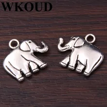 WKOUD 15pcs Silver Plated series Asian Elephant Charm Necklace Earrings Jewelry Pendant DIY Metal Jewelry Findings A224
WKOUD 15pcs Silver Plated series Asian Elephant Charm Necklace Earrings Jewelry Pendant DIY Metal Jewelry Findings A224