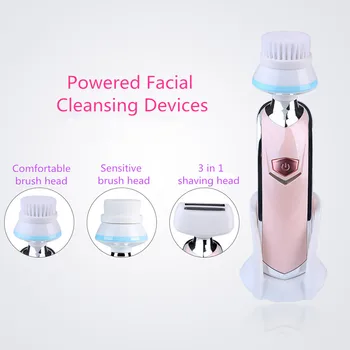 Electric Face Facial Cleansing Brush Electric Shaver For Women Razor Trimmer Face Cleaner Brush Cleansing Shaving Kit 100-240V
Electric Face Facial Cleansing Brush Electric Shaver For Women Razor Trimmer Face Cleaner Brush Cleansing Shaving Kit 100-240V
