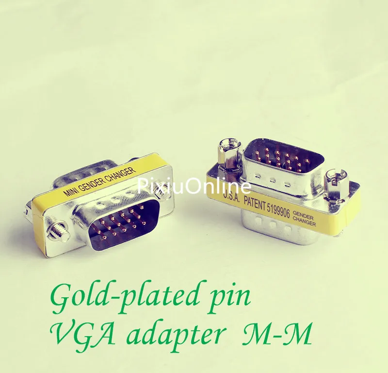 1PCS YT372 VGA adapter Extended conversion connector Male to Male Gold-plated pin 15 PIN match 15 PIN Free Shipping
1PCS YT372 VGA adapter Extended conversion connector Male to Male Gold-plated pin 15 PIN match 15 PIN Free Shipping
