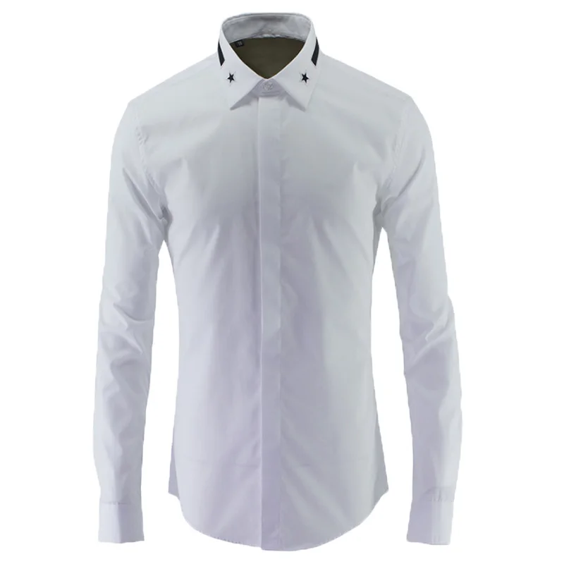 Luxury Brand Men Shirt voetbal tenue kids 2017 Print Shirt Men Slim Fit Long Sleeve Men Dress Shirts Casual Chemise Homme Marque
Luxury Brand Men Shirt voetbal tenue kids 2017 Print Shirt Men Slim Fit Long Sleeve Men Dress Shirts Casual Chemise Homme Marque