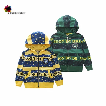 New Children Clothing Boys Autumn and Spring Handsome Stars Striped Printed Long-sleeve Zipper Hoodies Cotton Casual Outwear
New Children Clothing Boys Autumn and Spring Handsome Stars Striped Printed Long-sleeve Zipper Hoodies Cotton Casual Outwear