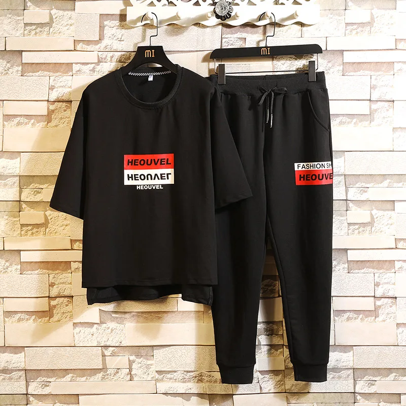 Fashion Printed Sporting Suit Men 2019 Spring Summer Set Mens Tracksuit Loose Hoodies + Pants Male Casual Sweat Suit
Fashion Printed Sporting Suit Men 2019 Spring Summer Set Mens Tracksuit Loose Hoodies + Pants Male Casual Sweat Suit