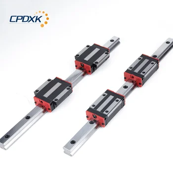 Hg20 1500mm Linear Rail 2 Pcs + Linear Guide Block HGH20CA /HGW20CC 4pcs