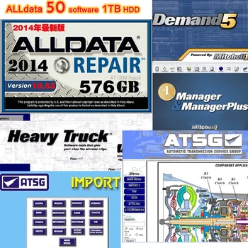 50 softwares in Alldata 10.53 Full Set Automotive Repair Data &Mitchell Ondemand 5.8.2 heavy truck alldata 1TB HDD All data
50 softwares in Alldata 10.53 Full Set Automotive Repair Data &Mitchell Ondemand 5.8.2 heavy truck alldata 1TB HDD All data
