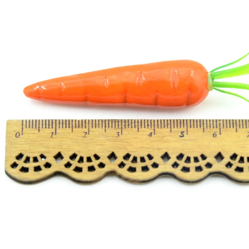 Дешевые 30 штук морковь Мини Искусственный пластик пена фрукты и овощи ягоды
