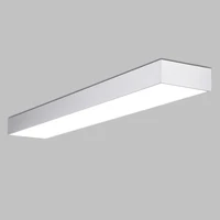 Modern brief alluminum LED ceiling light fixture black/white office planet ceiling lamp Commercial lighting image