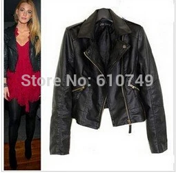 Women Winter Motorcycle Leather Jacket Coat S-XXL 5 Size Short Paragraph Diagonal Zipper outerwear coats 
Women Winter Motorcycle Leather Jacket Coat S-XXL 5 Size Short Paragraph Diagonal Zipper outerwear coats