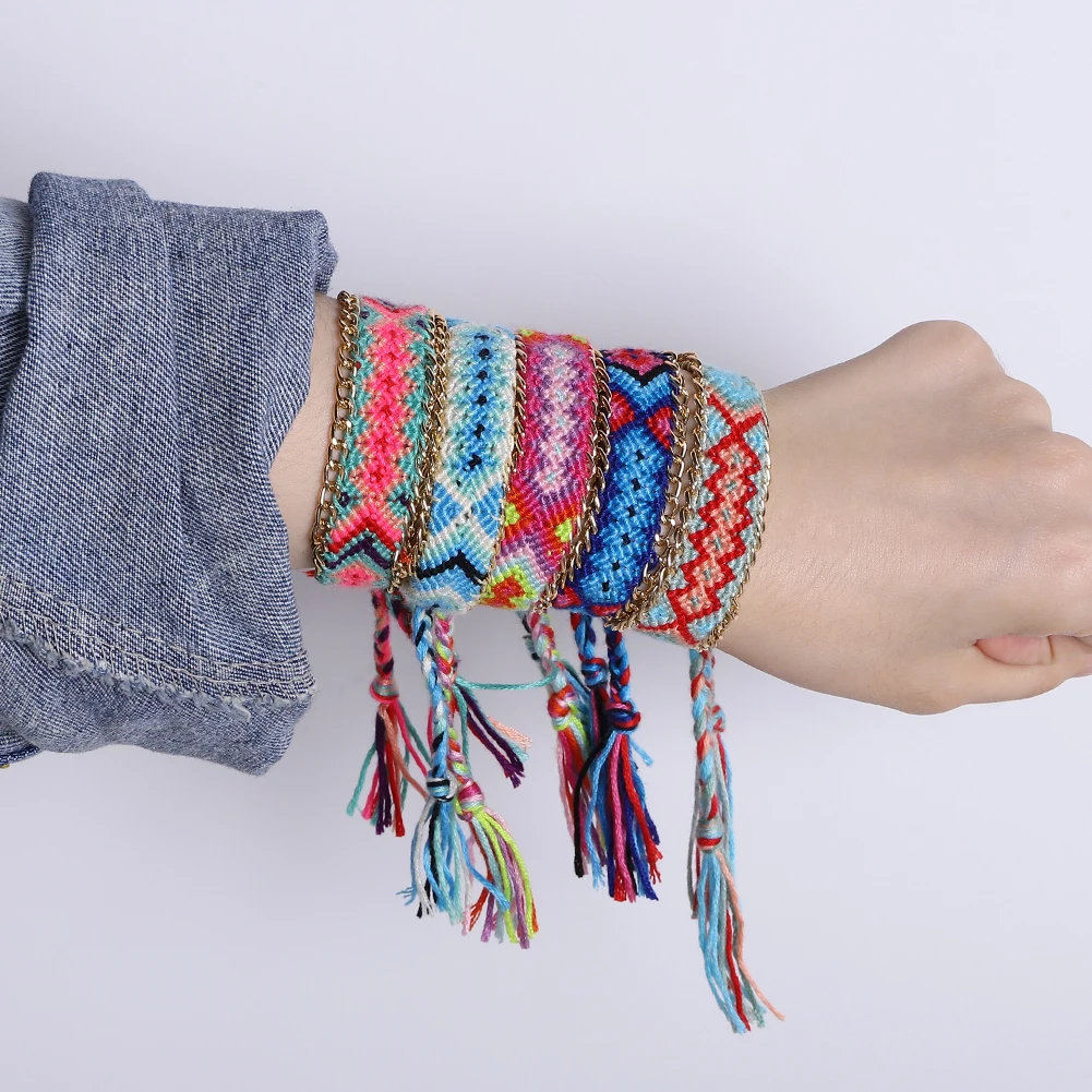 Ethnic Hand Woven Rope Wide Bracelets for Women 2019 Temperament Charm Fashion Unique Bracelet Daily Life Present Holiday Beach
Ethnic Hand Woven Rope Wide Bracelets for Women 2019 Temperament Charm Fashion Unique Bracelet Daily Life Present Holiday Beach