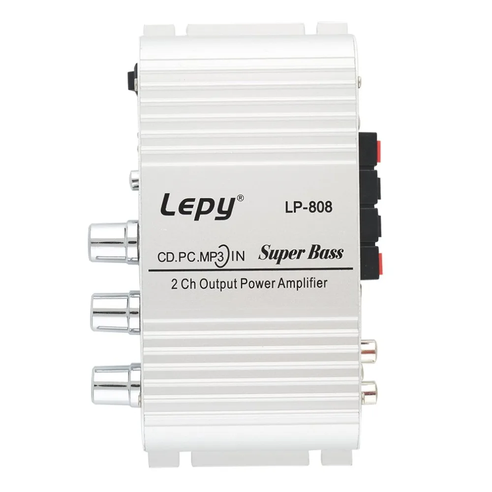12V Mini Hifi Stereo Car Amplifier Booster Radio MP3 MP4 Audio Power Amplifier Amp for Auto Motorcycle Home
12V Mini Hifi Stereo Car Amplifier Booster Radio MP3 MP4 Audio Power Amplifier Amp for Auto Motorcycle Home