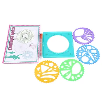 Useful Funny Education Drawing Board Geometric Ruler Stencil Spiral Art Classic Stationery Toy Creative Fun Drawing Flower Toy
Useful Funny Education Drawing Board Geometric Ruler Stencil Spiral Art Classic Stationery Toy Creative Fun Drawing Flower Toy
