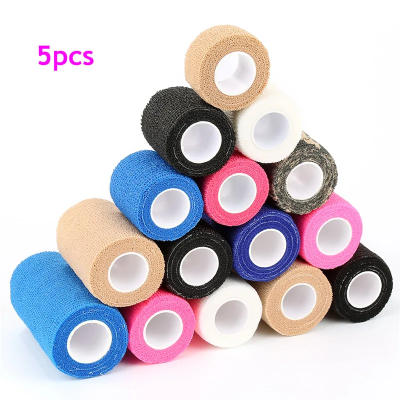 5pcs 7.5cm4.5m First Aid Kit Waterproof Self-adhesive Cshesive Bandages Elastic Wrap Sports Body Gauze Vet Medical Tape Bandagem
5pcs 7.5cm4.5m First Aid Kit Waterproof Self-adhesive Cshesive Bandages Elastic Wrap Sports Body Gauze Vet Medical Tape Bandagem