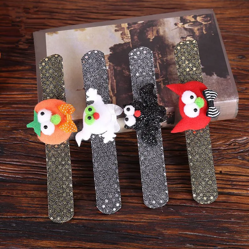 Happy Halloween Decoration Bracelet wrist pumpkin ghost phantom circle children's ball dance performance props costume items toy | Игрушки