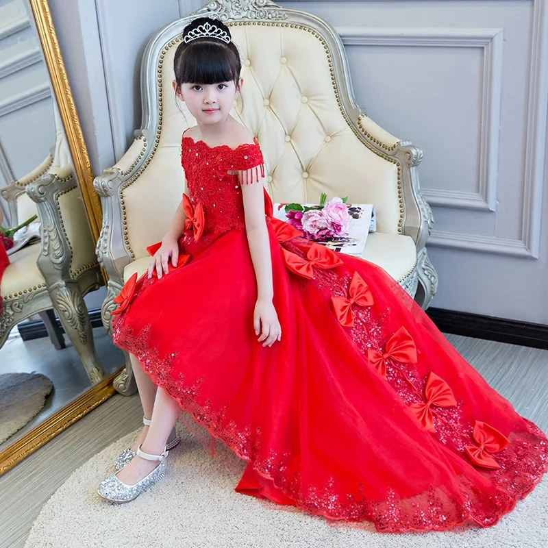 Luxury Shoulderless Princess Long Tailing Dress Flower Ball Gown Beading Kids Pangeant For Wedding Holy Communion Dress M09
Luxury Shoulderless Princess Long Tailing Dress Flower Ball Gown Beading Kids Pangeant For Wedding Holy Communion Dress M09