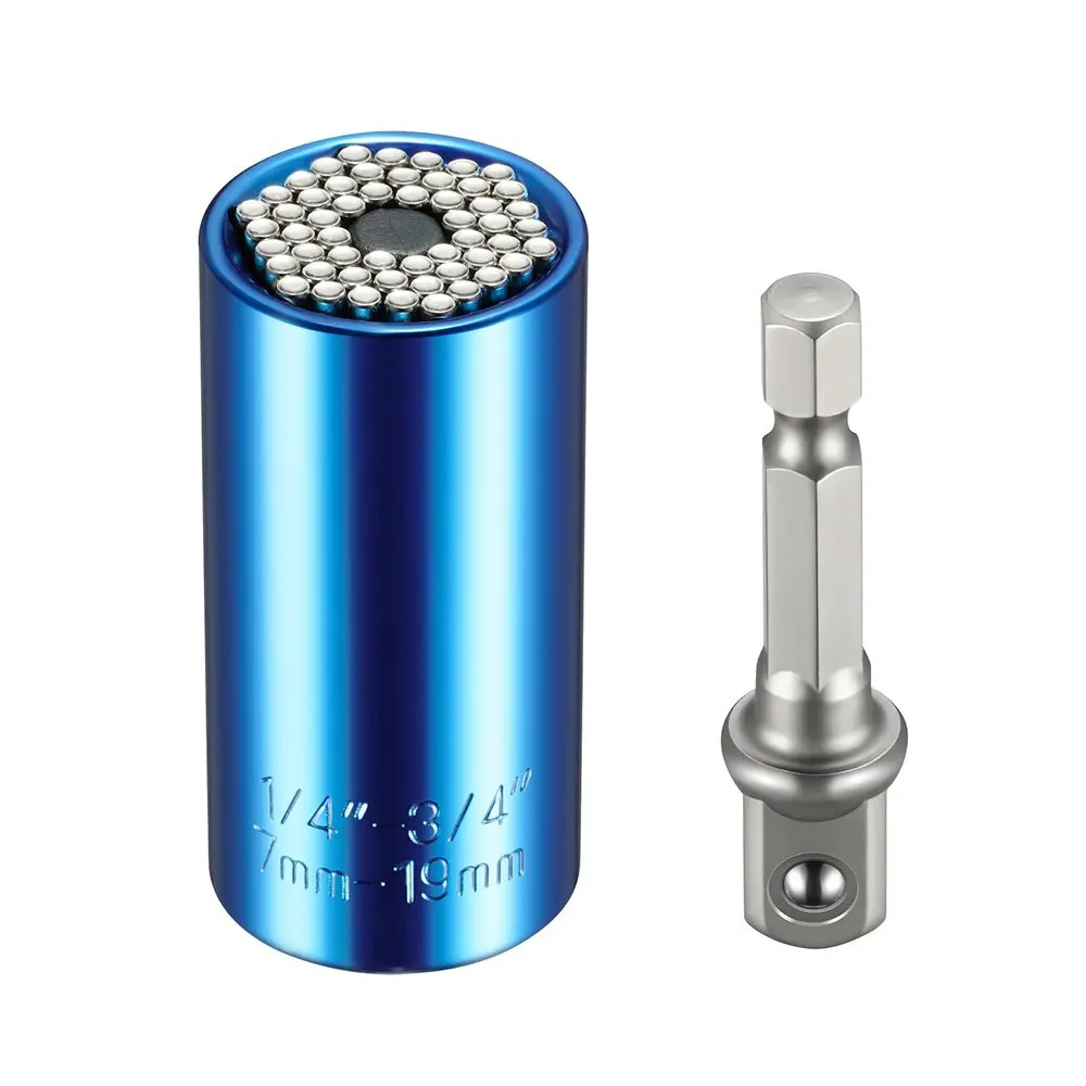 Universal Socket,Kusonkey Professional 7mm-19mm Universal Sockets Tools Gifts for Men Him Husband Dad Father DIY Handyman Women
Universal Socket,Kusonkey Professional 7mm-19mm Universal Sockets Tools Gifts for Men Him Husband Dad Father DIY Handyman Women