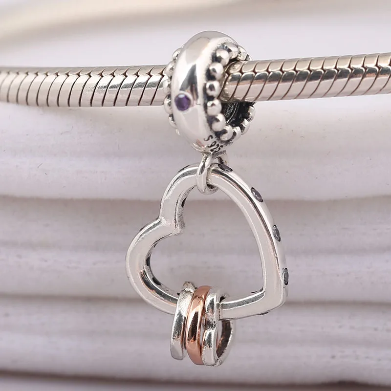 Woman DIY Jewelry Rose Hearts Highlights Hanging Charm Fashion Beads For Jewelry Making Fits Pandora Sterling Silver Bracelets
Woman DIY Jewelry Rose Hearts Highlights Hanging Charm Fashion Beads For Jewelry Making Fits Pandora Sterling Silver Bracelets
