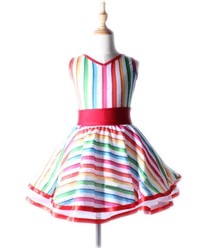 Children's female new chromatic stripe ballet dress uniforms professional dance dress stage performance
Children's female new chromatic stripe ballet dress uniforms professional dance dress stage performance