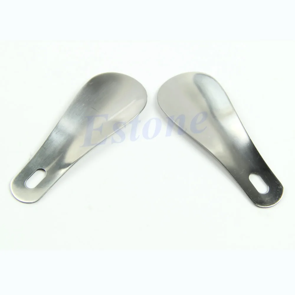 2pairs/lot 10cm Durable Stainless Steel Shoe Horn Lifter Shoehorn Shoespooner Spoon
2pairs/lot 10cm Durable Stainless Steel Shoe Horn Lifter Shoehorn Shoespooner Spoon