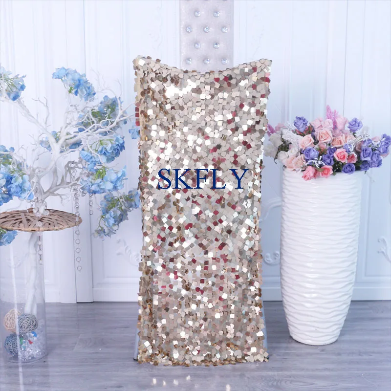 CH004S New gorgeous 2019 free shipping cheap wedding beaded large square gold sequin chair cover
CH004S New gorgeous 2019 free shipping cheap wedding beaded large square gold sequin chair cover