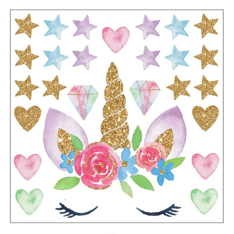 Colorful Flower Animal Unicorn Head Cartoon Wall Sticker Creative Decal Sticker Child Room Nursery Wall Decoration Home Decor
Colorful Flower Animal Unicorn Head Cartoon Wall Sticker Creative Decal Sticker Child Room Nursery Wall Decoration Home Decor