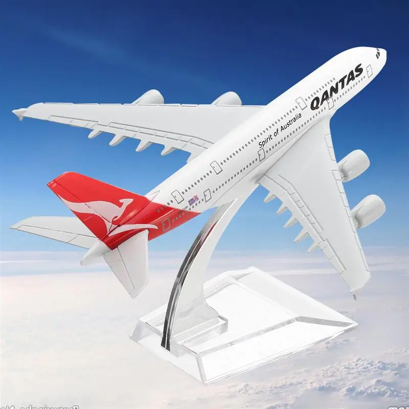 JIMITU Metal 16cm Airplane Model A380 Australia Qantas Aeroplane Scale Desk Toy Model Building Kits Toy For Children Souvenir
JIMITU Metal 16cm Airplane Model A380 Australia Qantas Aeroplane Scale Desk Toy Model Building Kits Toy For Children Souvenir