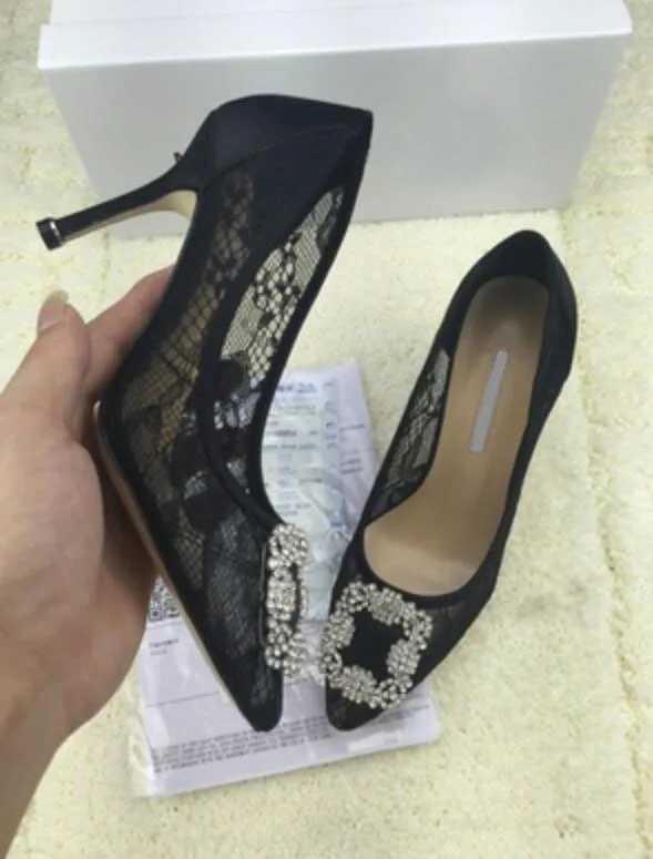 2019 Europe new high heels lace rhinestone square buckle pointed-toe stiletto shallow mouth real leather women's shoes sandals
2019 Europe new high heels lace rhinestone square buckle pointed-toe stiletto shallow mouth real leather women's shoes sandals