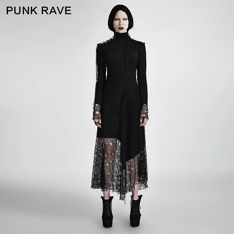 PUNK RAVE Women Steampunk Vintage Black Autumn Long Dress Hollow Out Sexy Women Evening Party Formal Dresses
PUNK RAVE Women Steampunk Vintage Black Autumn Long Dress Hollow Out Sexy Women Evening Party Formal Dresses