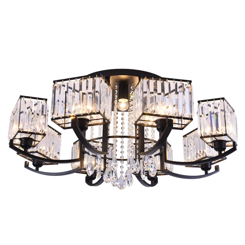 Crystal Ceiling Lamp Modern Minimalist Home American Light Luxury Master Bedroom Restaurant Lamps Luces Led Decoracion E27
Crystal Ceiling Lamp Modern Minimalist Home American Light Luxury Master Bedroom Restaurant Lamps Luces Led Decoracion E27