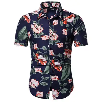 2019New Summer Mens Short Sleeve Beach Hawaiian Shirts Casual Floral Shirts Regular Plus Mens clothing Fashion camisa masculina
2019New Summer Mens Short Sleeve Beach Hawaiian Shirts Casual Floral Shirts Regular Plus Mens clothing Fashion camisa masculina