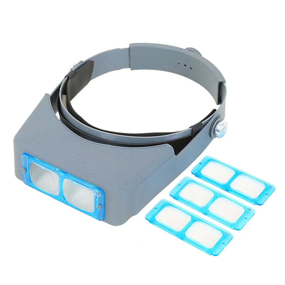 Head-mounted Magnifier Four Pieces Of Four Different Magnification Lenses Repair Detection Magnifier
Head-mounted Magnifier Four Pieces Of Four Different Magnification Lenses Repair Detection Magnifier