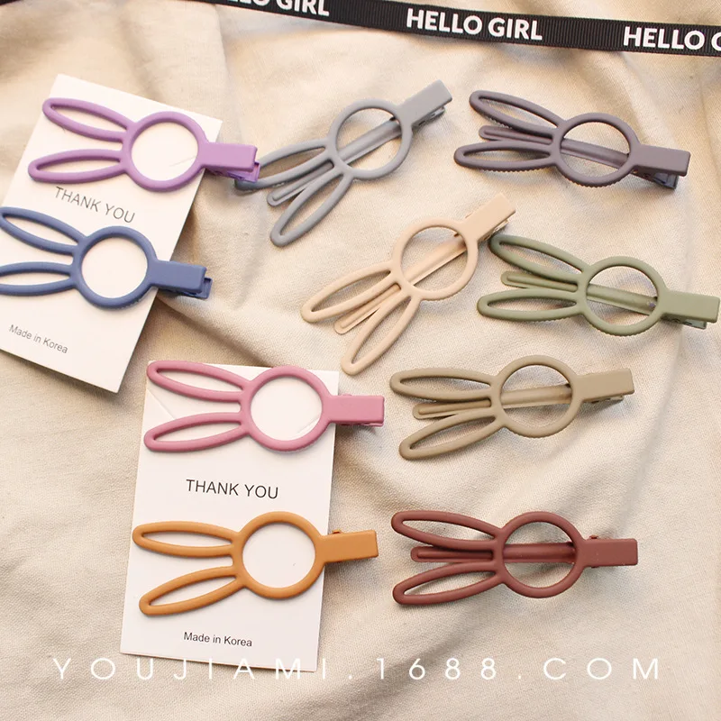 Cute Rabbit Ears Metal Matte Hairgrip Women Girls Hair Clips Pin Claw Hairpin Accessories For Girls Barrette Hairclip Headdress
Cute Rabbit Ears Metal Matte Hairgrip Women Girls Hair Clips Pin Claw Hairpin Accessories For Girls Barrette Hairclip Headdress