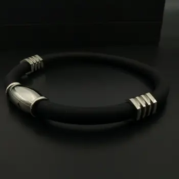 Neodymium Magnetic Energy Balance Bracelet Stainless Steel Silicone Bracelet Magnetic Health Bracelet
Neodymium Magnetic Energy Balance Bracelet Stainless Steel Silicone Bracelet Magnetic Health Bracelet