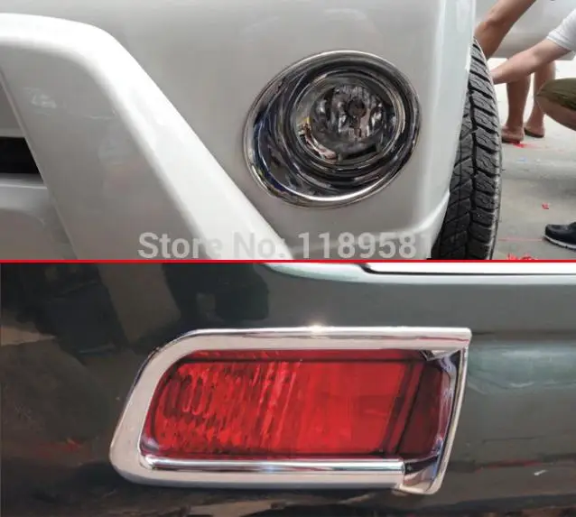For Toyota Prado FJ150 2014 2015 2016 ABS Chrome Front & Rear Fog Light Lamp Cover Trim Car Accessories Stickers
For Toyota Prado FJ150 2014 2015 2016 ABS Chrome Front & Rear Fog Light Lamp Cover Trim Car Accessories Stickers