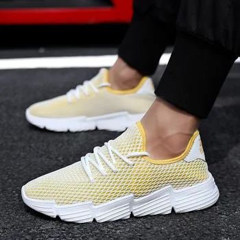 Summer Brand Shoes Men Sneakers Mesh Flyknit Men Shoes Casual White Breathable Comfortable Adult Male Sneakers Tenis Footwear
Summer Brand Shoes Men Sneakers Mesh Flyknit Men Shoes Casual White Breathable Comfortable Adult Male Sneakers Tenis Footwear