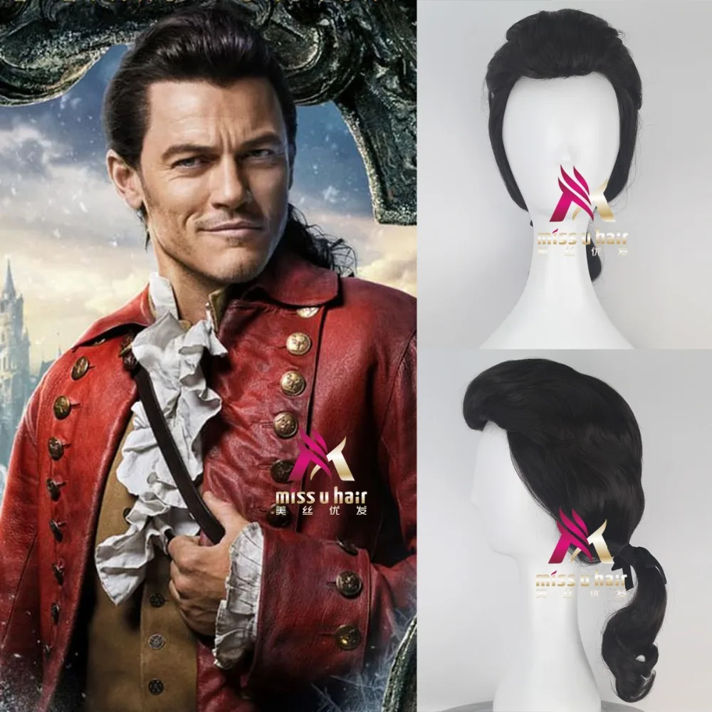 new Beauty and the Beast Prince Gaston Wig Black Short Wig Cosplay Halloween Role Play Hair +wig cap
new Beauty and the Beast Prince Gaston Wig Black Short Wig Cosplay Halloween Role Play Hair +wig cap