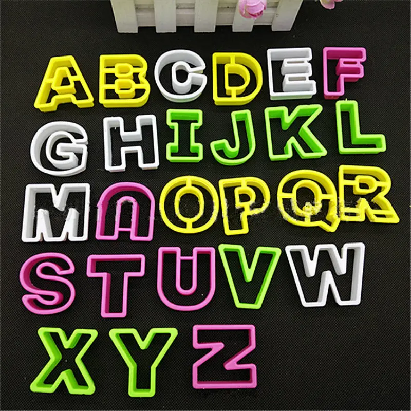 Plastic Letter Alphabet Cake Cookie Biscuit Cutter Sugarcraft Fondant Baking Mold DIY
Plastic Letter Alphabet Cake Cookie Biscuit Cutter Sugarcraft Fondant Baking Mold DIY